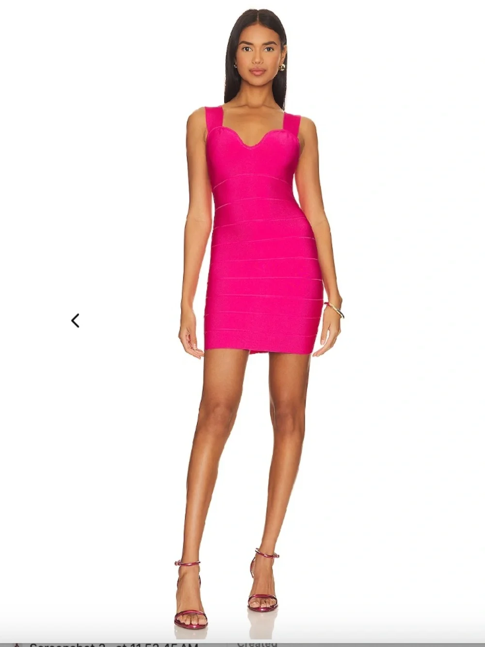 Hervé Léger Icon Strappy Sweetheart Mini Dress - Picture 1 of 7